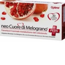 OPTIMA Neo Cuore di Melograno Plus 30 Compresse - Integratore per il Colesterolo Best