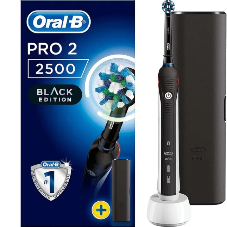 PROCTER & GAMBLE SRL Oral-B Power Pro 2500 Black Spazzolino Elettrico Best