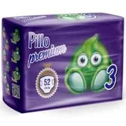 PILLO Srl Pillo Premium Pannolini Misura 3 Midi 4/9 Kg 52 pezzi Best