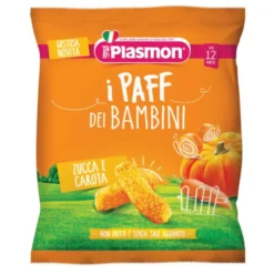PRINCES ITALIA SpA Plasmon PaFF Snack Zucca e Carote 15 grammi New