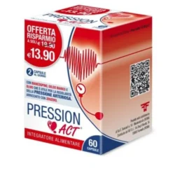 F&F Srl Pression Act 60 Capsule - Integratore Alimentare Outlet