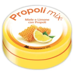 MONTEFARMACOSPA Propoli Mix 30 Caramelle Balsamiche Gusto Miele e Limone Sale