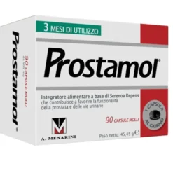 A.MENARINI IND.FARM.RIUN.Srl Prostamol 90 Capsule Molli - Integratore per la Prostata Hot