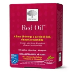 NEW NORDIC Srl Red Oil 45 Capsule - Integratore per il Colesterolo New