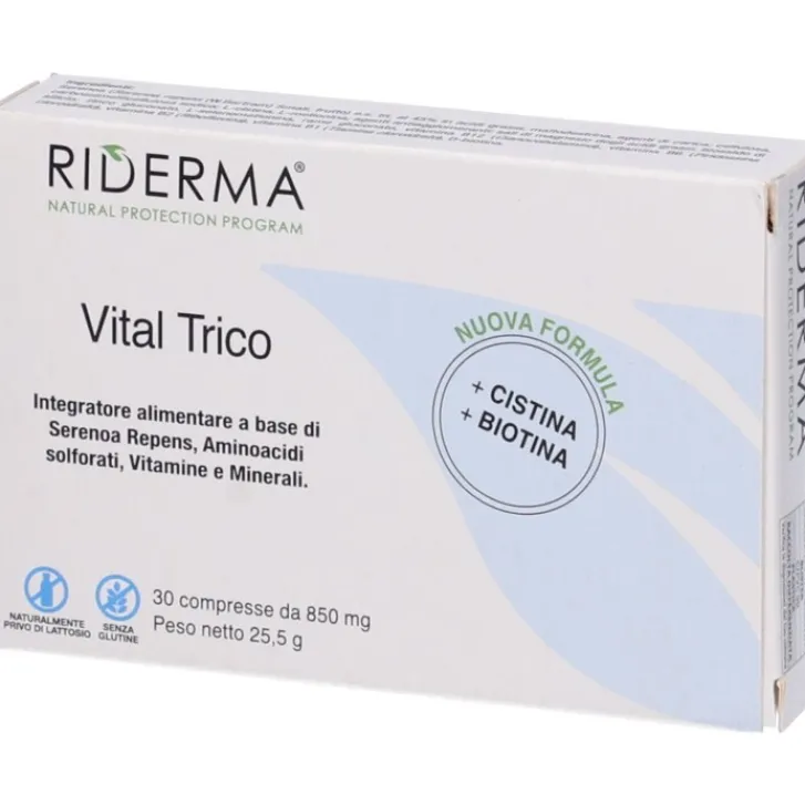 FACOS INNOVATION Sas Riderma Vital Trico 30 Compresse - Integratore Capelli e Unghie Best