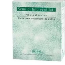 SELLA Srl Sella Semi di Lino Ventilati 250 grammi - Integratore Lassativo Hot