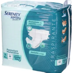 SERENITY Soft Dry Sensitive Pannolone Mutandina Super Taglia M 15 Pezzi Hot