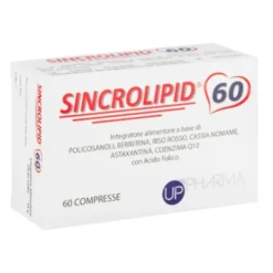 UP PHARMA Srl Sincrolipid 60 Compresse - Integratore per il Controllo Colesterolo Outlet