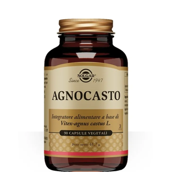 SOLGAR ITALIA Solgar Agnocasto 90 Capsule Vegetali - Integratore Contro Disturbi del Ciclo Mestruale