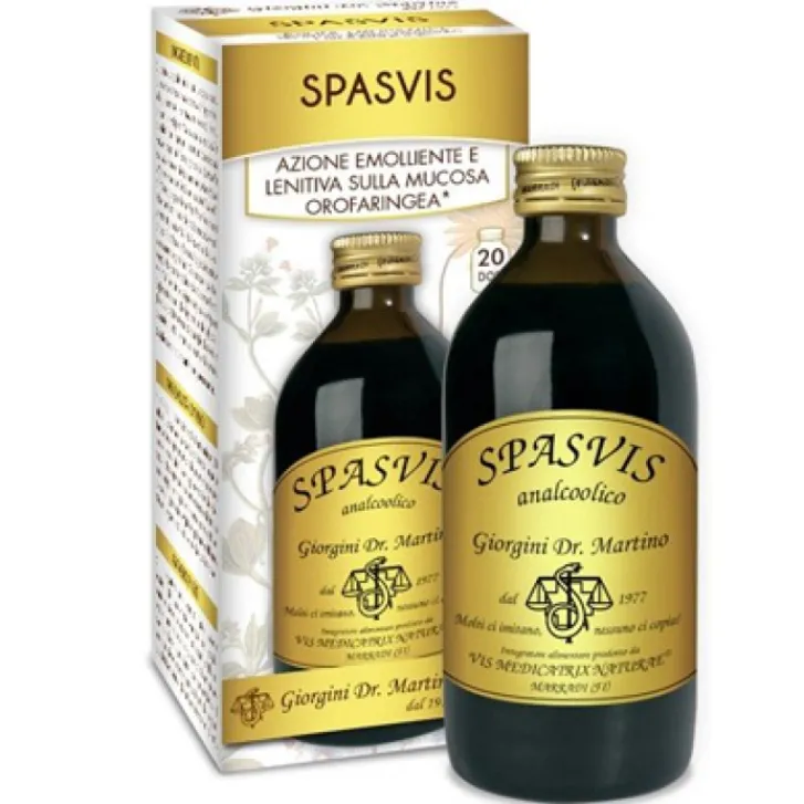 DR.GIORGINI SER-VIS Srl Spasvis Liquido Analcolico 200 ml Dr. Giorgini - Integratore Vie Respiratorie Discount