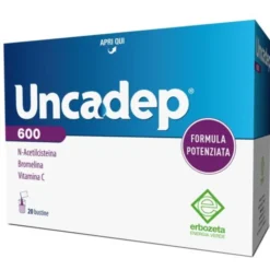 ERBOZETA ELP Uncadep 600 20 Bustine - Integratore Alimentare Clearance