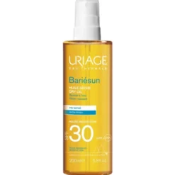 URIAGE Bariesun Olio Solare Secco SPF 30 Protezione Alta Corpo e Capelli 200 ml Hot