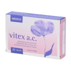 MEDICA Sas Vitex A.C. 20 Capsule - Integratore Contro Disturbi del Ciclo Mestruale Hot