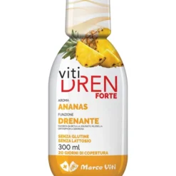 MARCO VITI FARMACEUTICI SpA Vitidren Forte Ananas 300 ml - Integratore Drenante Hot
