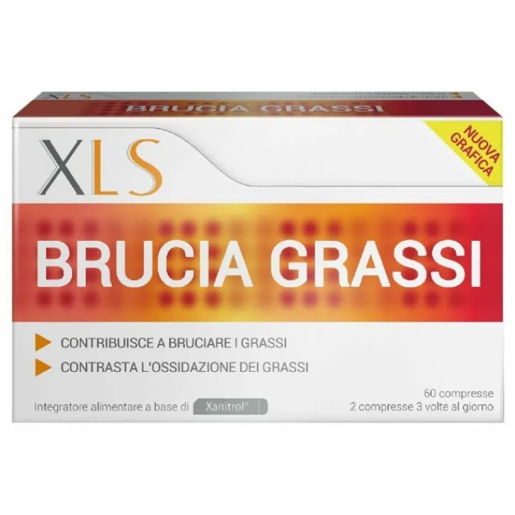 PERRIGO ITALIA Srl Xls Bruciagrassi 60 compresse - Integratore Metabolismo Grassi Best