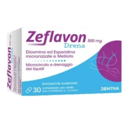 ZENTIVA ITALIA Zeflavon Drena Zentiva 30 compresse - Integratore Microcircolo e Drenaggio Sale