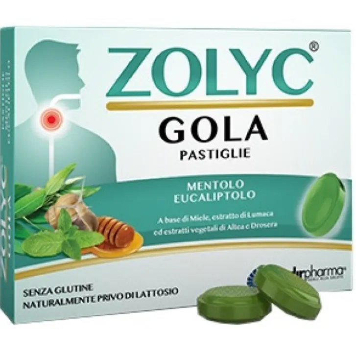 SHEDIR PHARMA Srl Unipersonale Zolyc Gola 24 Pastiglie Gusto Menta e Eucalipto Discount
