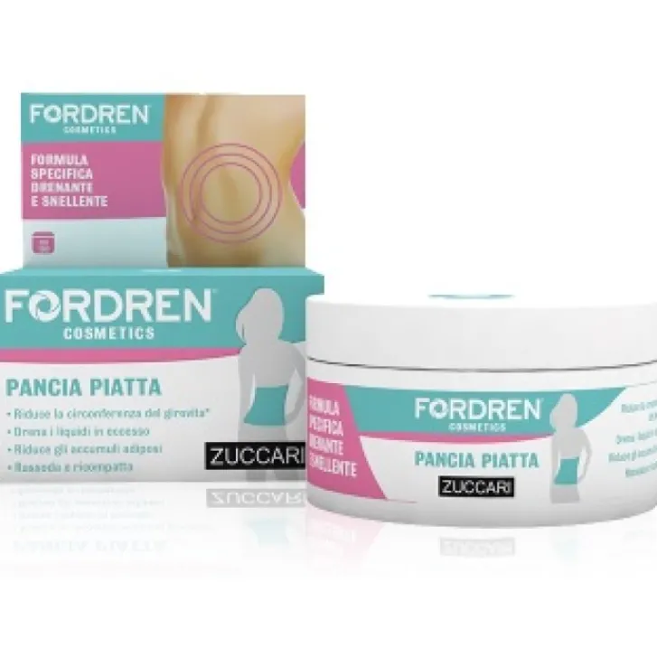 ZUCCARI Srl Zuccari Fordren Cosmetics Pancia Piatta Crema Snellente 180 ml New