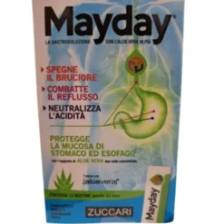 ZUCCARI Mayday 12 Bustine - Dispositivo Medico per il Bruciore di Stomaco e Reflusso New